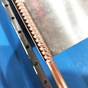 Tự động trang trí SS ống Ống rèn sắt thiết kế xoắn ốc <span class=keywords><strong>threading</strong></span> ROTARY swagingwisting máy - Product Image 6