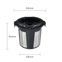 Capsules de café réutilisables de couleur personnalisée, capsules de café en acier inoxydable 304, dosettes de café pour machine Keurig