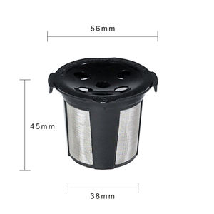 Kapsul Kopi K-Cup Warna Kustom yang Dapat Digunakan Kembali, Baja Tahan Karat 304, Pod Kopi untuk Mesin Keurig - Product Image 3