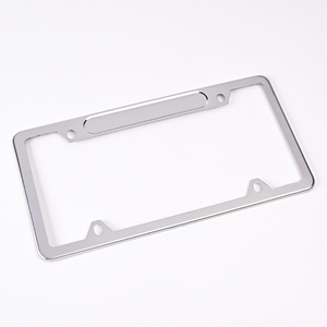 Fabbrica personalizzata a basso numero di targa auto MOQ supporto per mercato americano dimensioni Standard telaio in plastica per targa in <span class=keywords><strong>metallo</strong></span> - Product Image 3