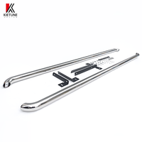 Accesorios para Auto, Estribos de Acero Inoxidable Pulido de 2.4 Pulgadas para VW Transporter T5 T6 2003-2024, Juego Completo, Fijación con Pernos