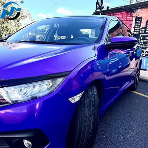 Venta al por mayor PET TPU Cast Polymeric HD Aurora Explode Purple Car Wrap Vinilo 1.52X1 8M/5X60FT Tamaño de rollo completo Directo de fábrica - Product Image 6