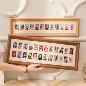 Marco de Fotos de Madera Sólida de Cuatro Compartimentos, Multi-conectado, para Decoración del Hogar, Suministro de Fábrica, DIY - Product Image 5