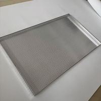 Plateau de cuisson perforé en acier inoxydable 304 de qualité alimentaire pour four, idéal pour le pain, la pâtisserie, le séchage des fruits et légumes