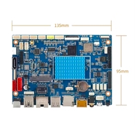 Placa Base RK3566 de un Solo Núcleo Cuádruple de 64 bits, Puerto RS232 485, SSD SATA, 4G LTE, WIFI, Pantalla Dual LVDS para Android, Ubuntu, Linux, FXB