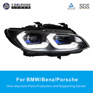 Phares de voiture 30 2007-10 Série 3 E92 E93 M3 Modifiés 12V Nouvel ensemble de phares <span class=keywords><strong>LED</strong></span> 6000K Version bicolore ABS 50000 heures - Product Image 1