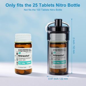 Portapillole Piccolo e Portatile con Portachiavi, Impermeabile, in Alluminio, Mini Contenitore Metallico per Medicinali da Tasca - Product Image 5