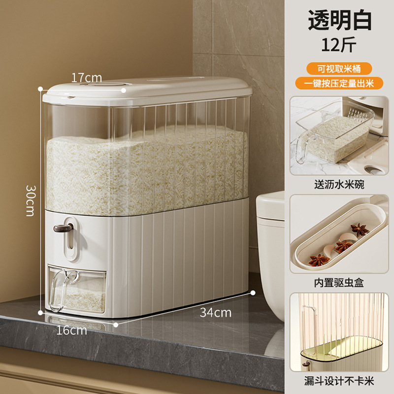 [Upgraded Transparent Version] Cream White - Small Size - 12 lbs