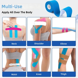 Bande <span class=keywords><strong>de</strong></span> kinésiologie imperméable 5cmx5m, respirante, pour le soutien des muscles et des articulations sportives, sans latex - Product Image 5
