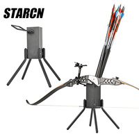 Support de tir à l'arc STARCN en métal avec capacité de 40-50 flèches, pliable et détachable, pour arcs classiques, composés et traditionnels