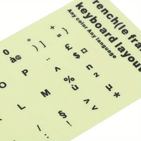 Autocollant lumineux pour disposition du clavier, adapté aux ordinateurs portables/PC