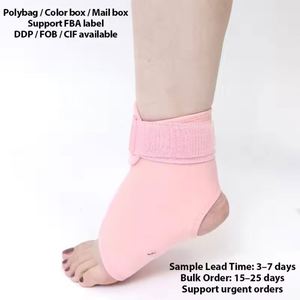 Attelle de cheville en néoprène et nylon avec sangles, compression confortable, soutien de la cheville, soulagement de la douleur à la cheville - Product Image 2