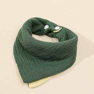 Nouveau design, bavoir bandana 100% coton, imperméable, logo personnalisé, bavoirs pour nouveau-nés, service OEM disponible, uni, imprimé, alimentation pour bébé - Product Image 6