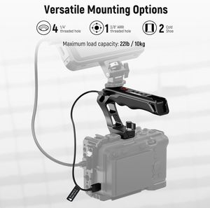 Neewer Nato xử lý hàng đầu với nút ghi, thoải mái Silicone grip với QR Nato kẹp, <span class=keywords><strong>3</strong></span>/8 "arri định vị lỗ, lạnh Giày 1/4" - Product Image 4