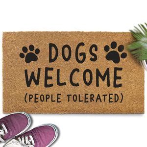 Tapis de porte Vast Ocean en imitation fibre de coco, motif animaux mignons de dessin animé, lavable, anti-boue et résistant à la saleté - Product Image 4