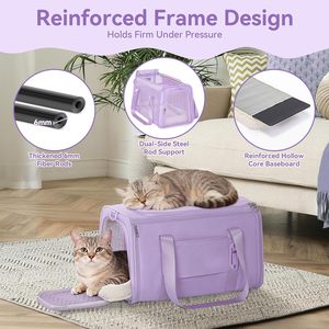 High Quality Entry lux Purple <b>Pet</b> Backpack Bag and <b>Pet</b> <b>Carrier</b> Bag Outdoor Shoulders Large <b>Pet</b> Backpack - Product Image 5