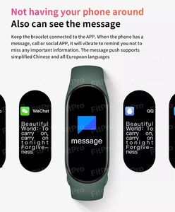 จัดส่งจากโรงงานนาฬิกาอัจฉริยะ <span class=keywords><strong>Mi</strong></span> <span class=keywords><strong>band</strong></span> <span class=keywords><strong>6</strong></span> 7 M7 M5 M6สายรัดอัจฉริยะออกกำลังกายสายรัดข้อมืออัจฉริยะ <span class=keywords><strong>Mi</strong></span> 7นาฬิกาอัจฉริยะ M7 - Product Image 4