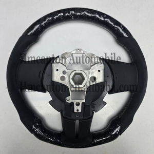Vente directe d'usine, vente en gros, volant de voiture en fibre de carbone forgée Alcantara LED pour Ford Mustang - Product Image 2