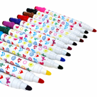 Ensemble de stylos marqueurs à double pointe pour aquarelle, double embout, pinceau et pointe fine, pour dessin, coloriage, croquis, pour étudiants et designers