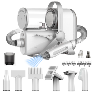 Aspirateur électrique intelligent 3 en 1 haute puissance <span class=keywords><strong>pour</strong></span> <span class=keywords><strong>toilettage</strong></span> d'animaux domestiques, <span class=keywords><strong>souffleur</strong></span> de poils d'animaux, tondeuse à ongles <span class=keywords><strong>pour</strong></span> <span class=keywords><strong>chien</strong></span> et chat - Product Image 1