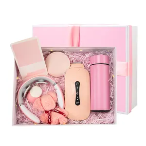 Gift Set Neck massage Menstrual Heating Pad Towel bear make up mirror vacuum flask get well soon gifts for women