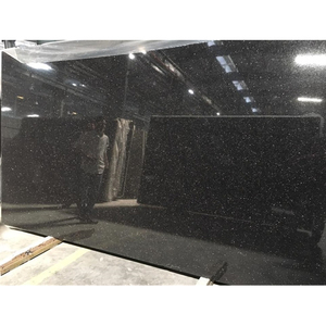 משטחי מטבח 80 ס\\\"מ, גרניט שחור-זהב, לוחות גרניט הודי שחור גלקסי, מחיר סיטונאי, להיט מכירות 2026 - Product Image 4