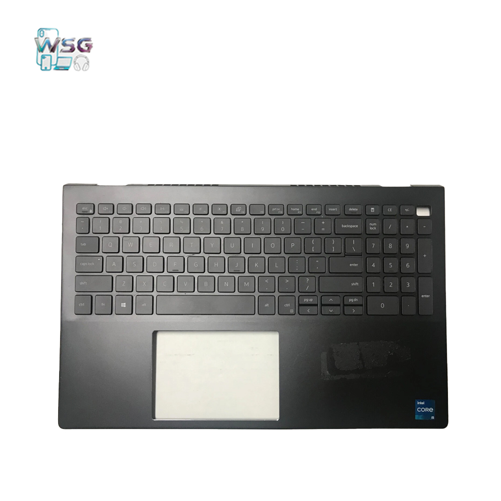 SZ-Wisbuild Black ABS Plastic <strong>Laptop</strong> Palmrest US Keyboard for Inspiron <strong>15</strong> 7590 Vostro V5501 V5502 <strong>15</strong>.6 <strong>Inch</strong> 0W7PK2 W7PK2