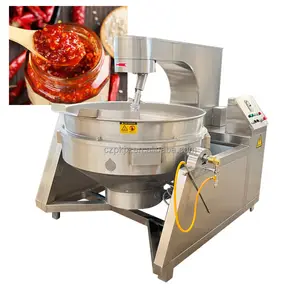 600 Liter sus304 Curry Sauce Jam Boiling Kettle Customized Planetary Sandwich Cooking Pot