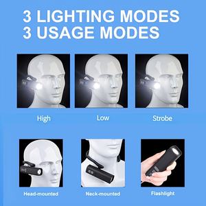 [Producto más vendido] Linterna ultraligera para el cuello con Bluetooth, recargable, ideal para leer. Aire libre. - Product Image 4