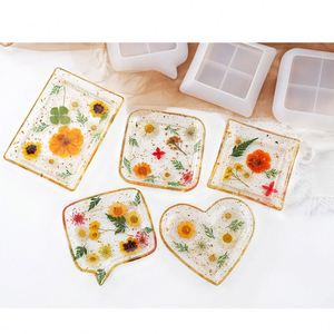 Kit de moldes de resina de silicona para manualidades, tamaño personalizado, molde de bandeja de epoxi, bricolaje, venta al por mayor, bolsa OPP - Product Image 6