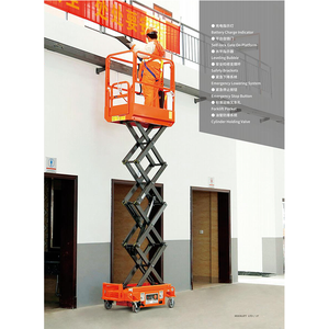 Plataforma Elevadora Eléctrica Tipo Tijera, Plataforma Móvil para Trabajo Aéreo, Andamio Elevador, Plataforma de Trabajo Elevada para Personas - Product Image 5