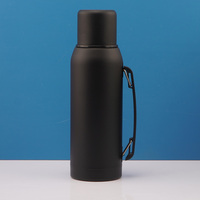 Thermos en acier inoxydable Mate Gourde Yerba Mate Set flacon bouteille 1 litro termo isolé mate tasse Argentine bouteille thermos