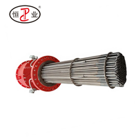 Chauffe-eau à immersion automatique antidéflagrant 160KW 380V en acier inoxydable pour l'industrie pétrochimique, thermostat électrique industriel IP56