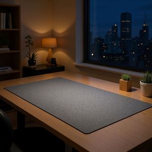 Alfombrilla de Escritorio de Fieltro X919 para Oficina, Alfombrilla para Computadora de 36x12 Pulgadas, Alfombrilla Grande de Fieltro para Ratón y Teclado, Color Gris Oscuro - Product Image 1