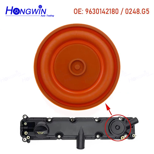 9630142180, 0248.G5 NEW Engine Head Cylinder Chamber Membrane & Gasket Seal for PEUGEOT 206 307 406 2.0 HDI 8V