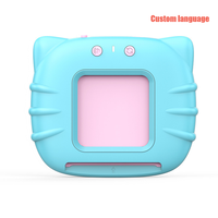 Langue personnalisée 112 cartes Parler machine à cartes flash Machine d'apprentissage de la petite enfance Forme de chat de dessin animé