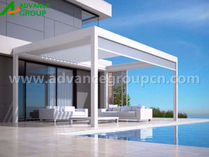 Sistema de pérgola retráctil automático <span class=keywords><strong>3x4</strong></span>, Mirador de patio trasero exterior moderno, <span class=keywords><strong>toldo</strong></span> de techo motorizado de aluminio <span class=keywords><strong>impermeable</strong></span> - Product Image 2