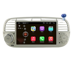 Radio con GPS para coche, 10,0 reproductor <span class=keywords><strong>Multimedia</strong></span> con Android, IPS, DSP, 4GB, 64GB, 1 Din, unidad principal de Audio estéreo, 8 núcleos, Carpla, para <span class=keywords><strong>FIAT</strong></span> 500 - Product Image 2