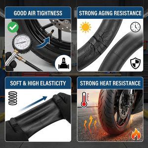 ยางในรถจักรยานยนต์แบบหนาพิเศษ 3.50-10 วาล์วตรง TR4 สำหรับสกู๊ตเตอร์และรถส่งของ - Product Image 3