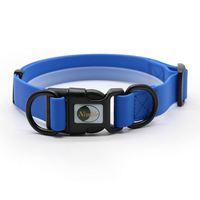Colliers pour chiens en PVC et nylon à motif uni, élégants et luxueux, avec rivets, laisse souple détachable, fermeture à boucle, Noël - Meilleures ventes Muker