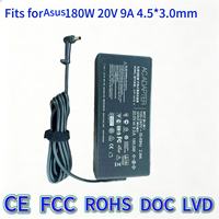 Chargeur universel pour ordinateur portable ASUS 180W 20V 9A 4.5*3.0mm compatible avec ASUS X571L F571G F571L VX60G, TUF Gaming 7 FX95D FA706