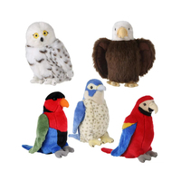 Mainan Burung Toucan Realistis Desain OEM Boneka Hewan Burung Isi Dakron Mainan Boneka Lembut
