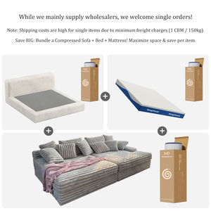 Compression Set Pure Sponge Vacuum Roll Packed Foam <b>Bed</b> Type <b>Modern</b> Living Room Compressed Furniture OEM Factory - Product Image 4