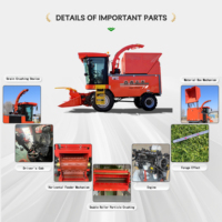 Machine à hacher l'herbe et la paille Senrui4QZ-2100 durable et stable pour ensilage de maïs