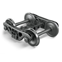 Pièces détachées et accessoires pour bogie de train DK7 personnalisés, suspension de bogie de rail de remorque à vendre