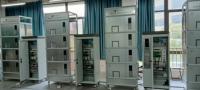 Simulador de control y mantenimiento de elevadores de doble unidad, de cuatro niveles, metálico, transparente, controlado por PLC de doble conexión