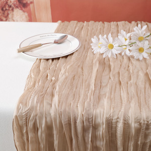 Nappe Moderne Minimaliste en Polyester Couleurs Personnalisables pour Mariages et Hôtels Vente en Gros Faible MOQ Professionnel - Product Image 4