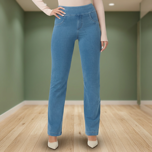 Classical Breathable High Waist Yoga Leggings Women <b>Tummy</b> <b>Control</b> Knitted Gym Pants Pocket Formal Style Factory Direct - Product Image 3
