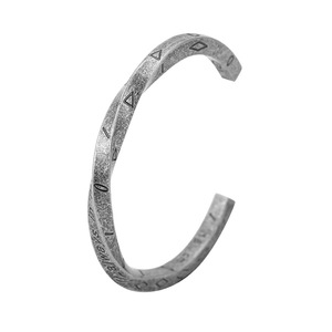 Mbius Punk Antique Viking Twisted Square สร้อยข้อมือผู้ชายเหล็กไทเทเนียมดีไซน์เรขาคณิตของขวัญเครื่องประดับ - Product Image 5