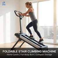 Appareil d'escalade pliable en acier, stepper magnétique silencieux, entraîneur cardio avec écran LCD pour la maison et la salle de sport